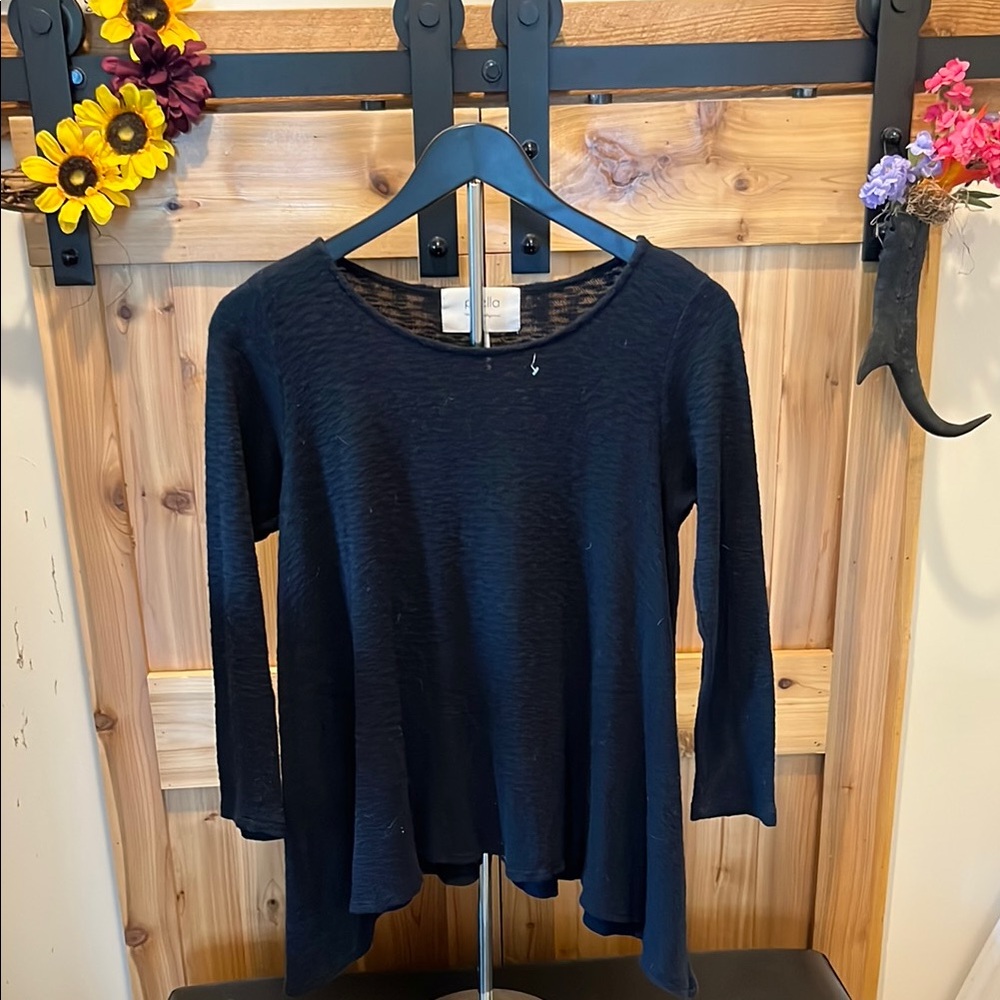 Puella Navy Long Sleeve Top
